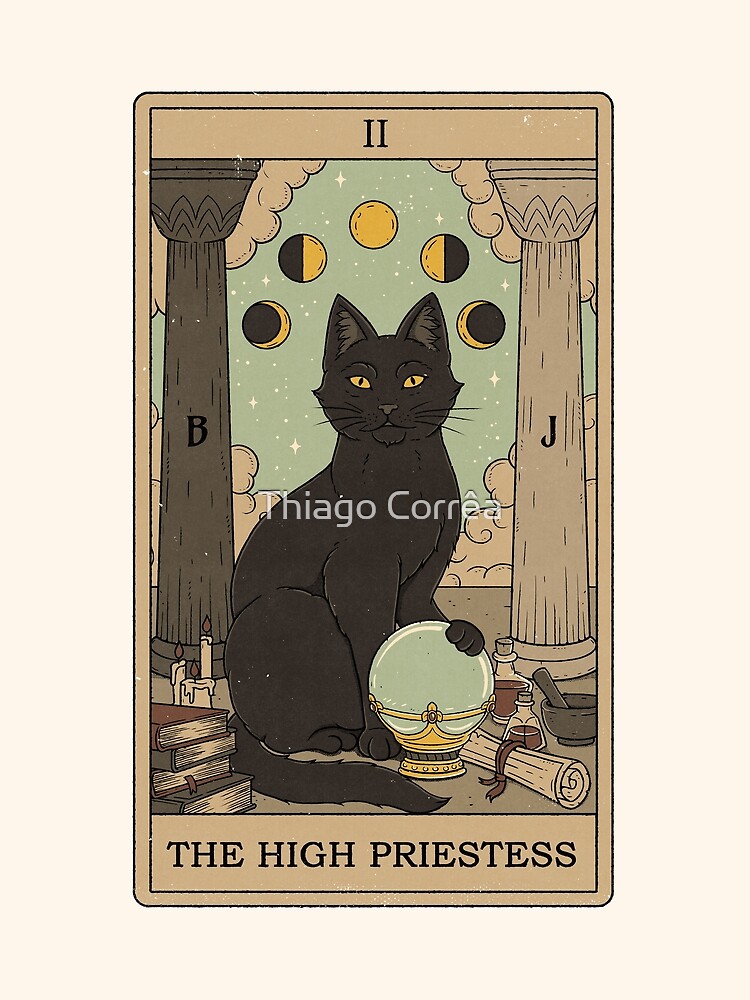 The High Priestess - Cats Tarot by thiagocorream