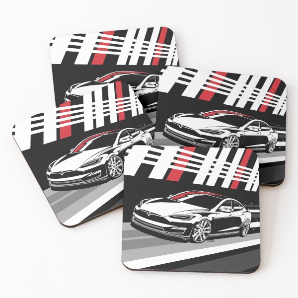 Item preview, Tesla Model S Plaid Original Fan Art serial number: TMS001BNWW designed and sold by valrusc.