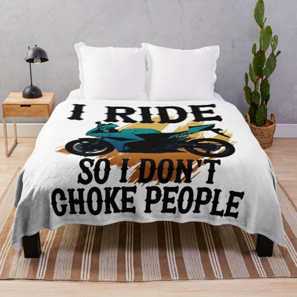 Item preview, I Ride So I Don't Choke People Bike designed and sold by Bendthetrend.