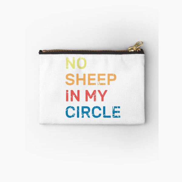 Item preview, No Sheep In My Circle Funny Quote Vintage Retro designed and sold by zedesigner-.
