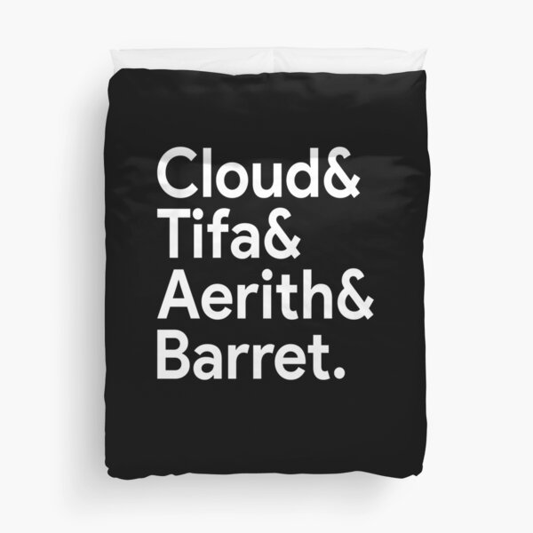 Wolke Tifa Aerith Barret Bettbezug