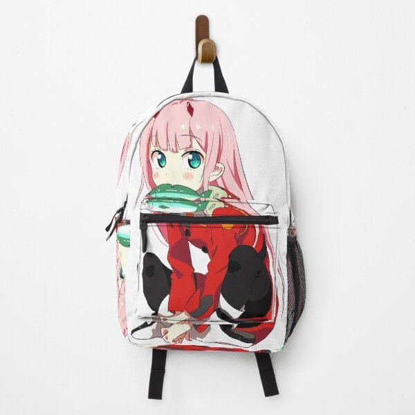 Item preview, cute zero two biting fish designed and sold by johnngobosart.