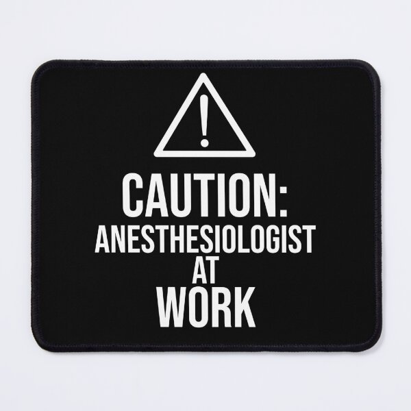 Item preview, Caution: Anesthesiologist at work : Funny Anesthesiologist T-shirt Coworker Gag Gift For Men And Women (Birthday, Halloween, Christmas & Thanksgiving Gifts Idea) designed and sold by Letaf.