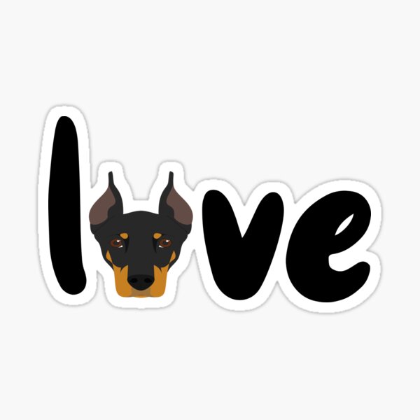 Dobermann Sticker
