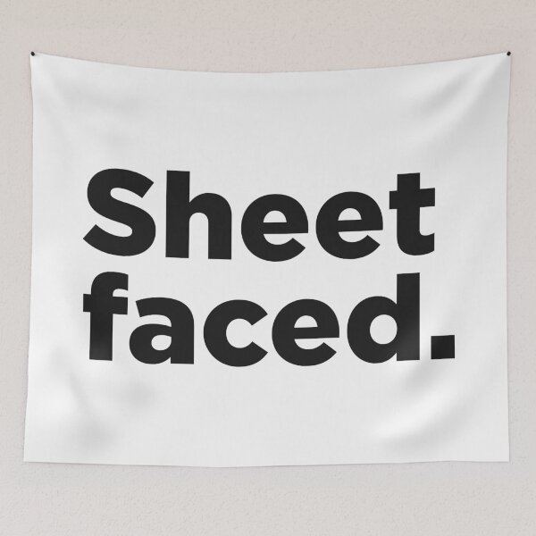 Item preview, Sheet Faced. designed and sold by Memefy.