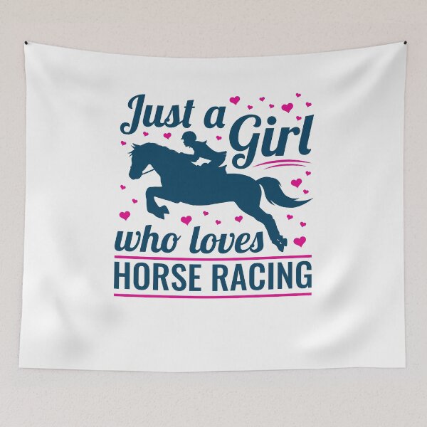 Item preview, Just a Girl Who Loves Horse Racing Horse Race Lover Women designed and sold by jaygo.