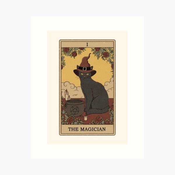 The Magician - Cats Tarot Art Print