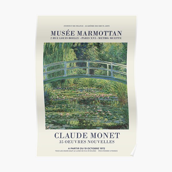 Claude Monet - The Water Lily Pond Poster