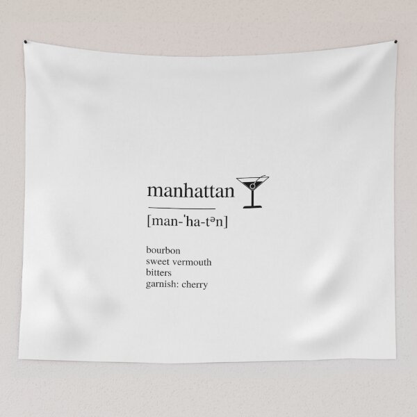 Item preview, Manhattan cocktail designed and sold by ALushLifeManual.