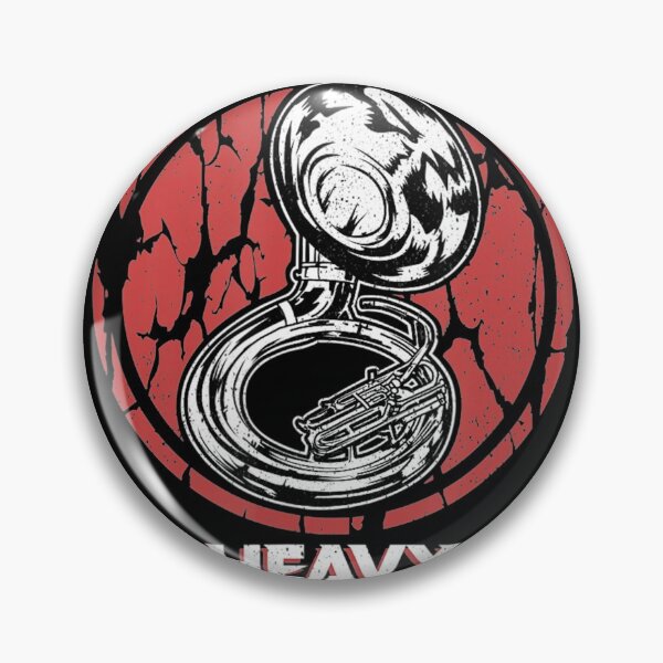 Item preview, Sousaphone Play Heavy Metal Marching Band Tuba designed and sold by DorotheaBertram.