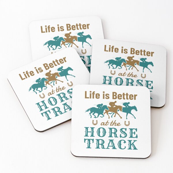 Item preview, Life Is Better At the Horse Track Funny Horse Racing designed and sold by jaygo.