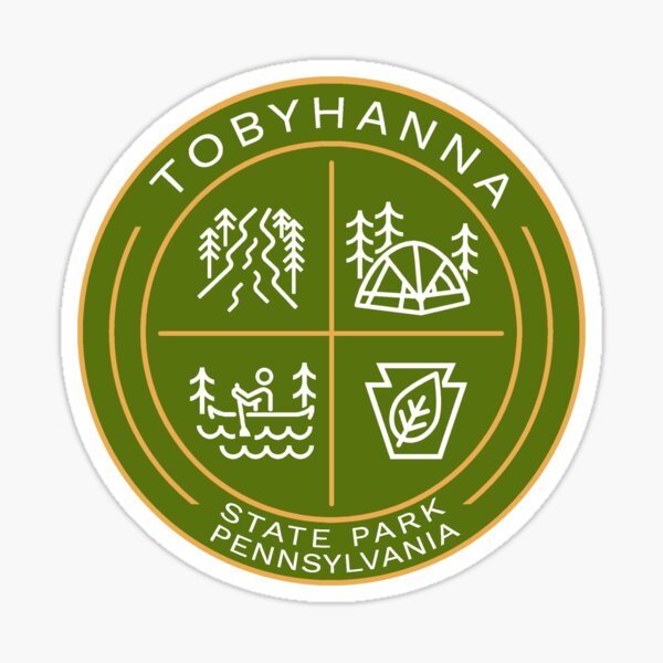 Item preview, Tobyhanna State Park Heraldic Logo Green designed and sold by VanyaKar.