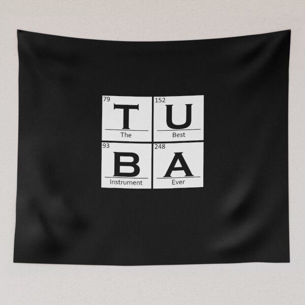 Item preview, Tuba Chemistry Elements Tubist Jazz Music Tuba Player designed and sold by DorotheaBertram.