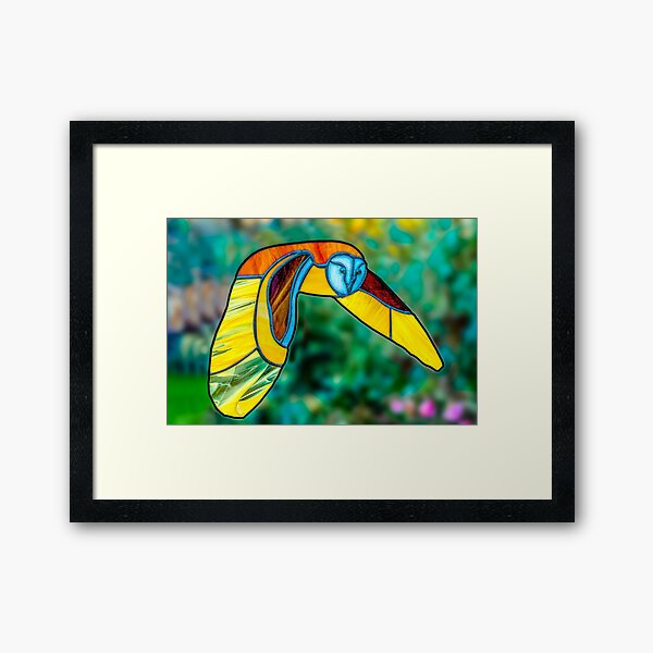 Item preview, Stained Glass Barn owl designed and sold by OwlOccasions.