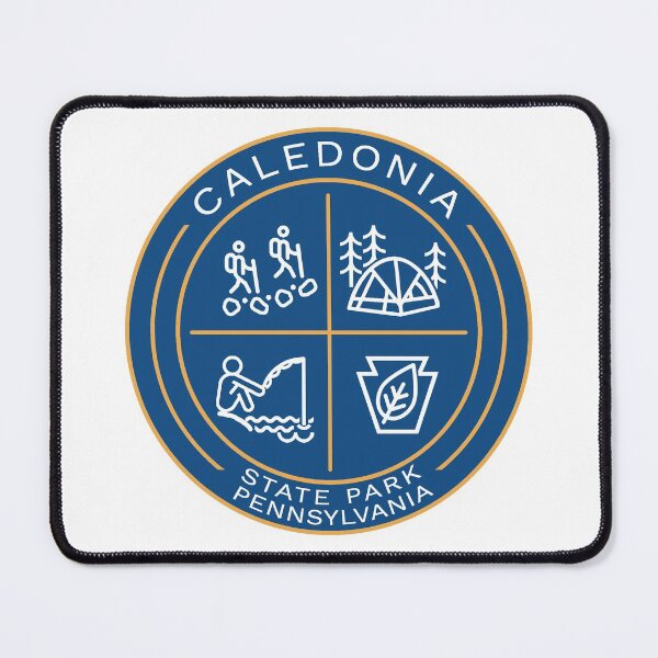 Item preview, Caledonia State Park Heraldic Logo Blue designed and sold by VanyaKar.