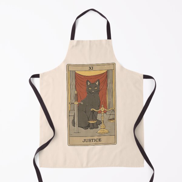 Item preview, Justice - Cats Tarot designed and sold by Thiago Corrêa.
