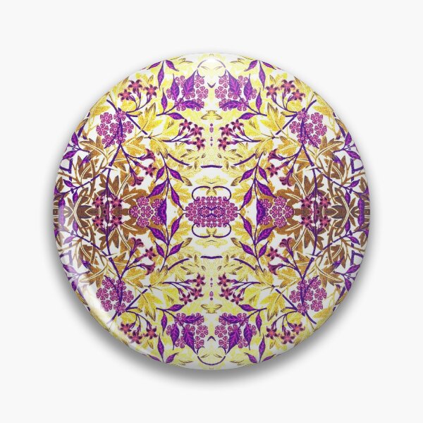 Item preview, Jasmine by William Morris - Faded Yellow Green Brown Purple Floral Vintage Pattern Variation designed and sold by PatternPerfect.