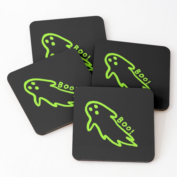 Item preview, Ghost BOO! Green outline  designed and sold by Pottsfield-CM.