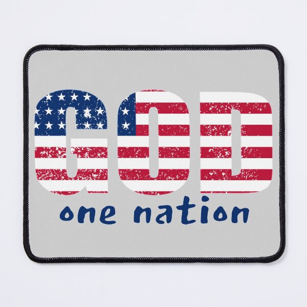Item preview, God one nation American flag designed and sold by smallcatvn.