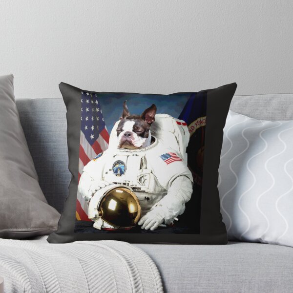 Item preview, Astronaut Pug Sticker Copy designed and sold by ThomasDietze.