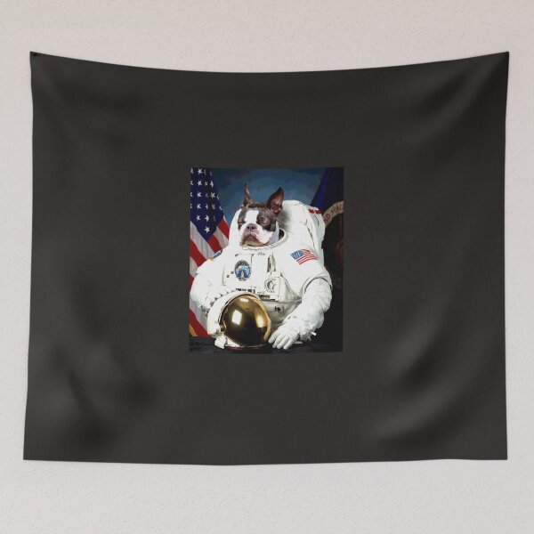 Item preview, Astronaut Pug Sticker Copy designed and sold by ThomasDietze.