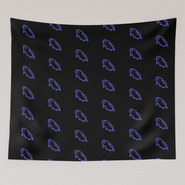 Item preview, Ghost BOO! Blue outline  designed and sold by Pottsfield-CM.