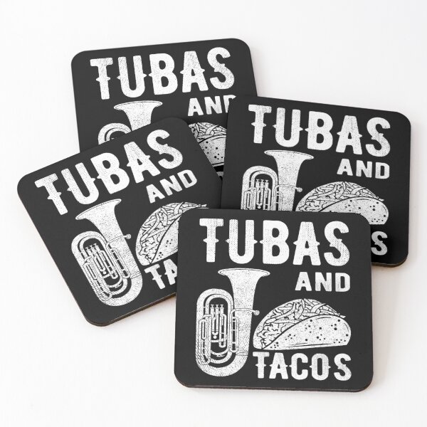 Item preview, Tuba Player Marching Band Brass Instrument Taco Shells designed and sold by DorotheaBertram.