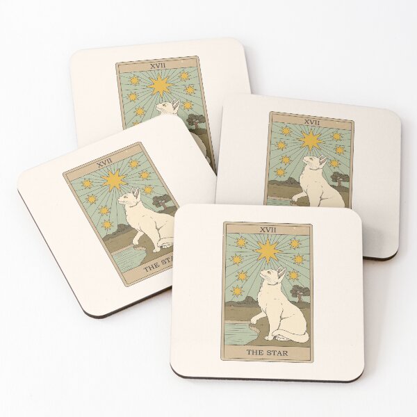 Item preview, The Star - Cats Tarot designed and sold by Thiago Corrêa.