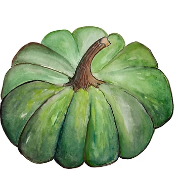 Artwork thumbnail, Green Pumpkin by RheaRealm