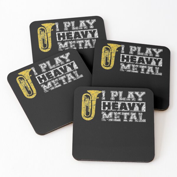 Item preview, Tuba I Play Heavy Metal Band Distressed Funny Band designed and sold by DorotheaBertram.