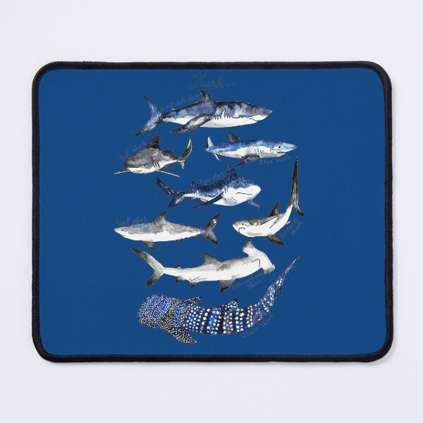 Item preview, Sharks Watercolor Chart designed and sold by complete77.