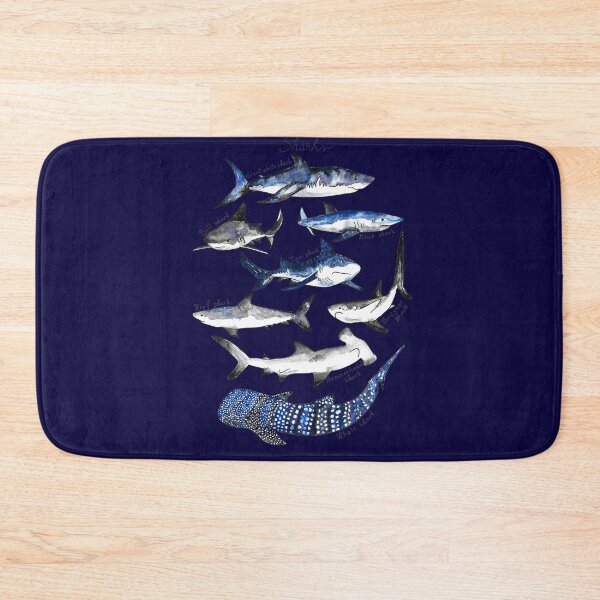 Item preview, Sharks Watercolor Chart designed and sold by complete77.