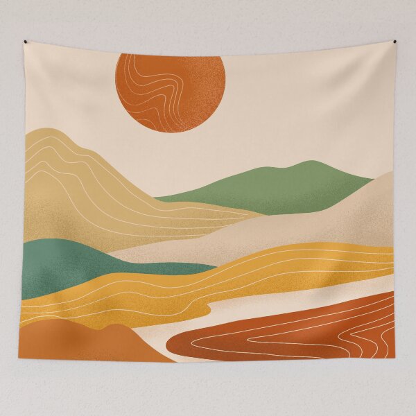 Item preview, Modern Earthy Tones Mountains 17 designed and sold by Ana Moguš.