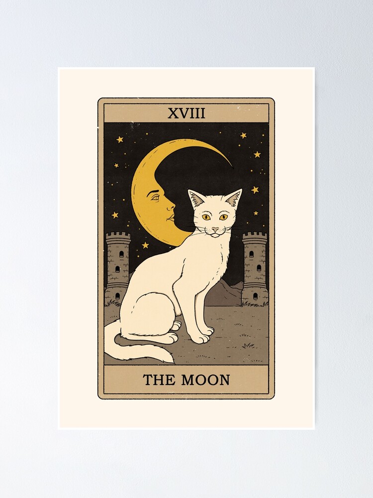 The Moon Tarot Poster