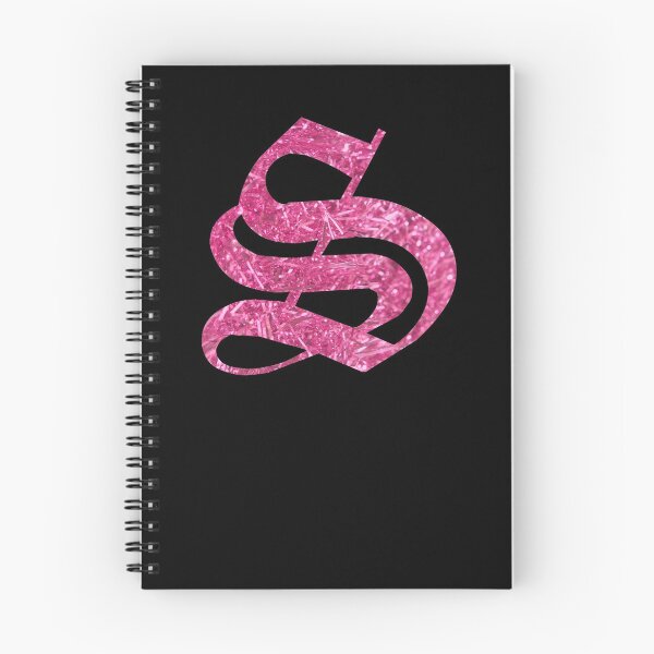 Item preview, The Letter S- Capital Pink Glitter Gothic designed and sold by TheLykosApparel.