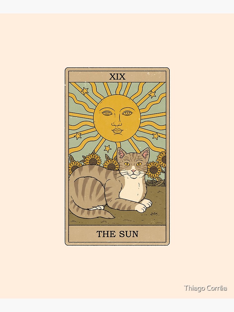 Disover The Sun - Cats Tarot Kitchen Apron