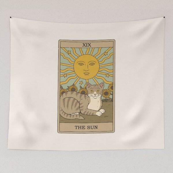 Artikelvorschau, Die Sonne - Katzen Tarot entworfen und verkauft von Thiago Corrêa.