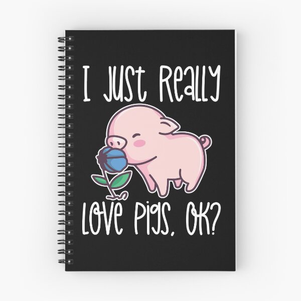 Item preview, I Just Really Love Pigs, OK? graphic designed and sold by theodoros20.