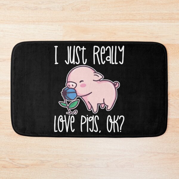 Item preview, I Just Really Love Pigs, OK? graphic designed and sold by theodoros20.