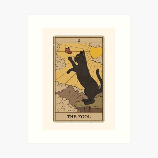 The Fool - Cats Tarot Art Print