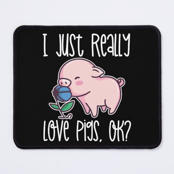 Item preview, I Just Really Love Pigs, OK? graphic designed and sold by theodoros20.