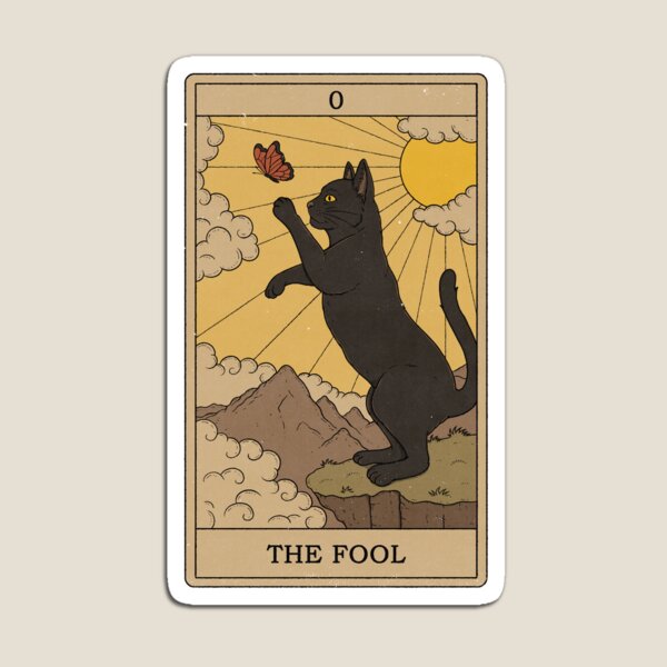 Item preview, The Fool - Cats Tarot designed and sold by Thiago Corrêa.