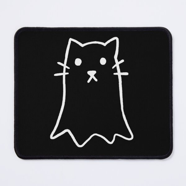 Item preview, Ghost cat white outline  designed and sold by Pottsfield-CM.