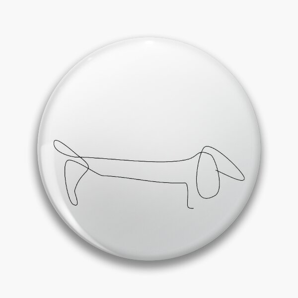 Item preview, Dog line drawing designed and sold by Maisonsucces.