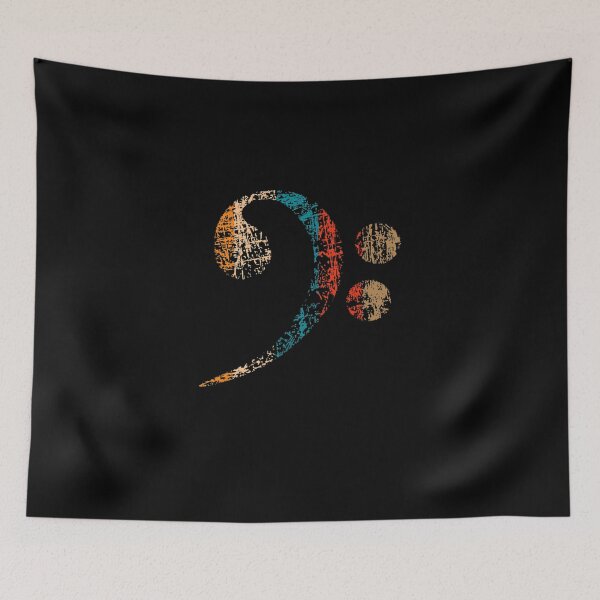 Item preview, Vintage Bass Clef for Bass Players Bassists Bands Orchestra designed and sold by DorotheaBertram.