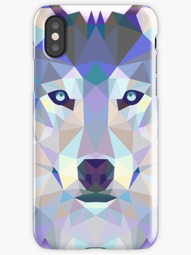 &ldquo;Abstract Wolf&rdquo; iPhone Cases & Covers by martinestella | Redbubble