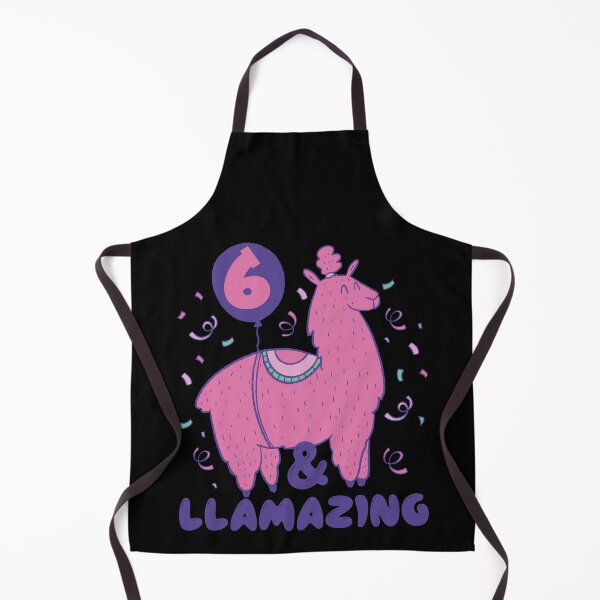Item preview, Llamazing 6th Birthday 6 Years Old Llama Girls Kids Gift design designed and sold by theodoros20.