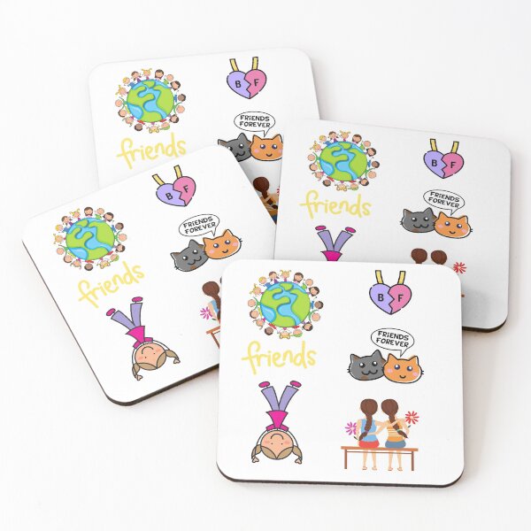 Item preview, Best Friends Sticker pack designed and sold by PinkArtDesigns.