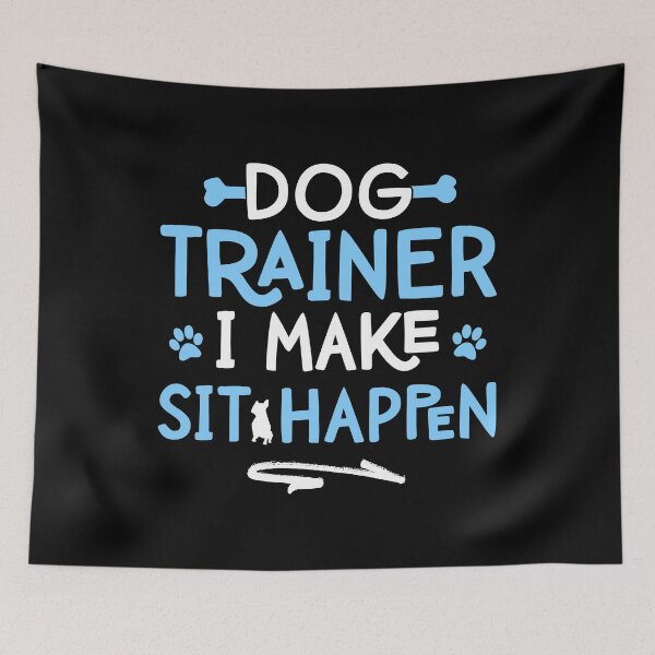 Item preview, Mens Dog Trainer I Make Sit Happen - Funny Pet Training print designed and sold by theodoros20.