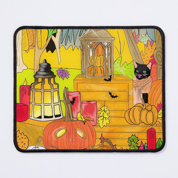 Item preview, Halloween lanterns in the forest. designed and sold by Catherine  Milchard.